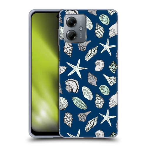 Andrea Lauren Design Sea Animals Shells Soft Gel Case for Motorola Moto G14
