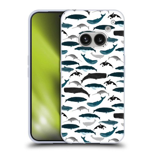 Andrea Lauren Design Sea Animals Whales Soft Gel Case for Nothing Phone (2a)