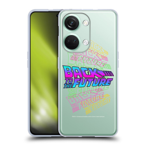 Back to the Future I Composed Art Logo Soft Gel Case for OnePlus Nord 3 5G