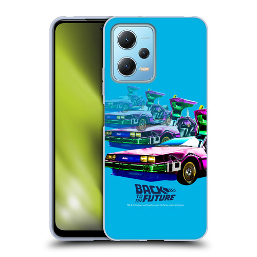 Back to the Future I Composed Art Time Machine Car Soft Gel Case for Xiaomi Redmi Note 12 5G