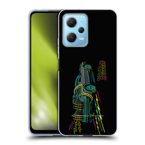 Back to the Future I Composed Art Neon Soft Gel Case for Xiaomi Redmi Note 12 5G