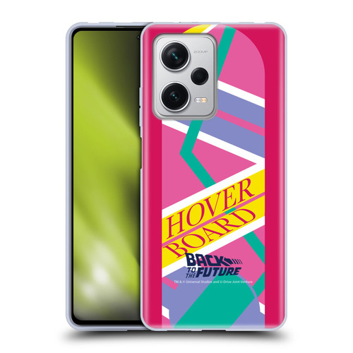 Back to the Future I Composed Art Hoverboard 2 Soft Gel Case for Xiaomi Redmi Note 12 Pro+ 5G