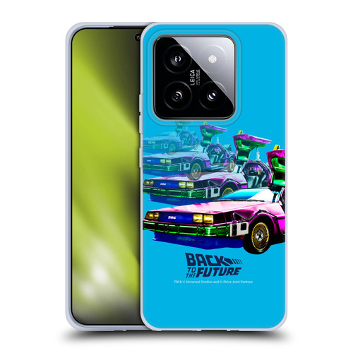 Back to the Future I Composed Art Time Machine Car Soft Gel Case for Xiaomi 14