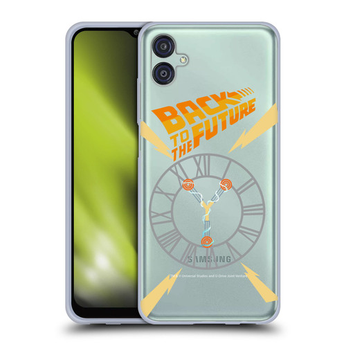 Back to the Future I Graphics Clock Tower Soft Gel Case for Samsung Galaxy M04 5G / A04e