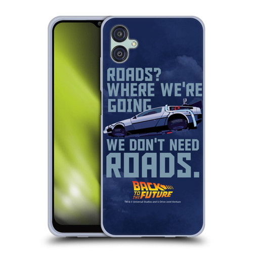 Back to the Future I Graphics Time Machine Car 2 Soft Gel Case for Samsung Galaxy M04 5G / A04e