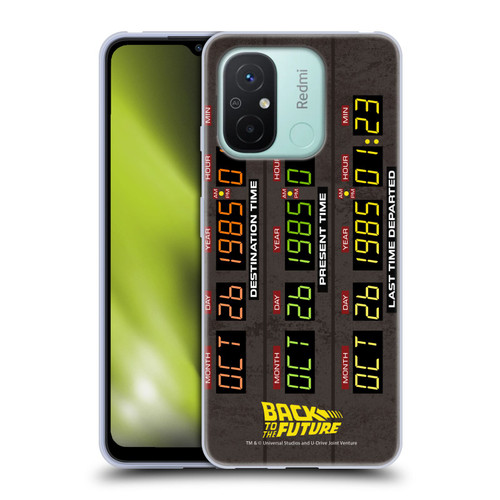 Back to the Future I Graphics Time Circuits Soft Gel Case for Xiaomi Redmi 12C