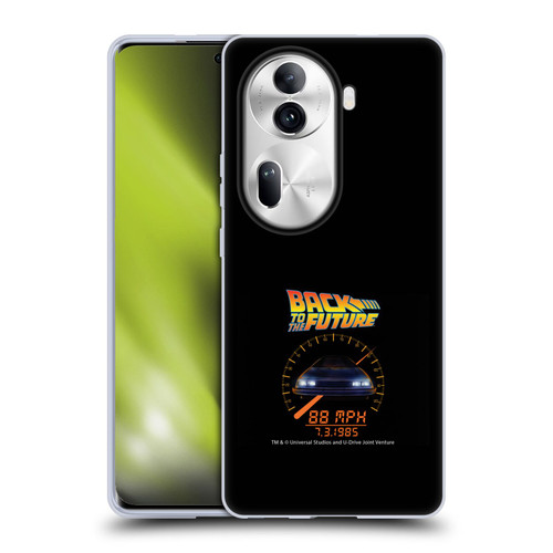 Back to the Future I Quotes Speed Soft Gel Case for OPPO Reno11 Pro