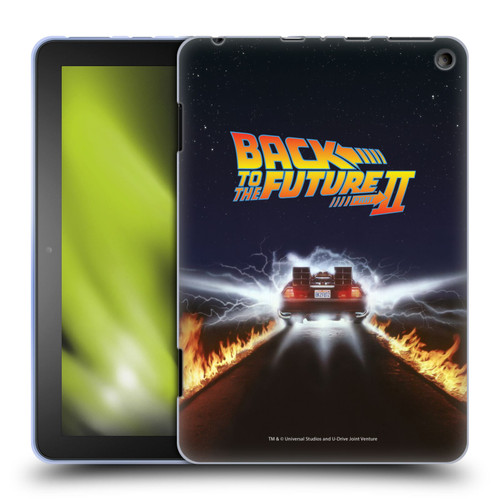 Back to the Future II Key Art Blast Soft Gel Case for Amazon Fire HD 8/Fire HD 8 Plus 2020
