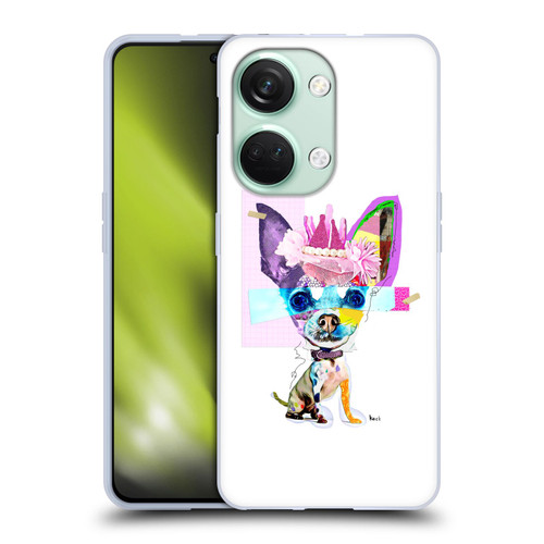 Michel Keck Animal Collage Chihuahua Soft Gel Case for OnePlus Nord 3 5G