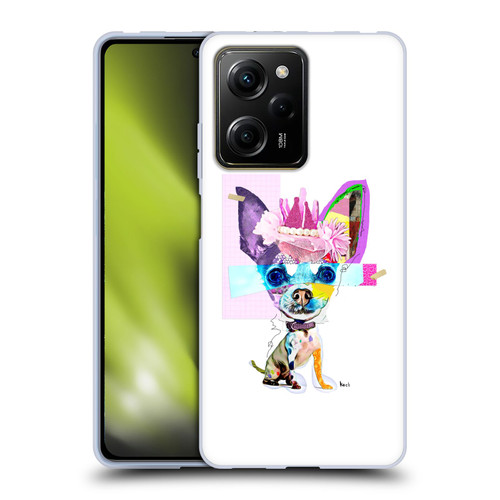 Michel Keck Animal Collage Chihuahua Soft Gel Case for Xiaomi Redmi Note 12 Pro 5G