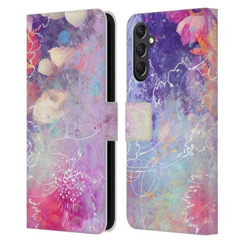 Aimee Stewart Assorted Designs Lily Leather Book Wallet Case Cover For Samsung Galaxy A24 4G / M34 5G