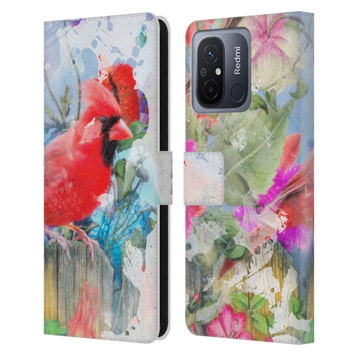Aimee Stewart Assorted Designs Birds And Bloom Leather Book Wallet Case Cover For Xiaomi Redmi 12C