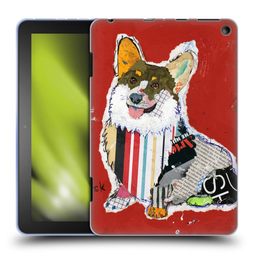 Michel Keck Dogs 2 Corgi Soft Gel Case for Amazon Fire HD 8/Fire HD 8 Plus 2020