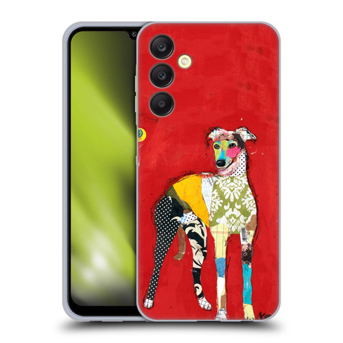 Michel Keck Dogs 2 Greyhound Soft Gel Case for Samsung Galaxy A25 5G