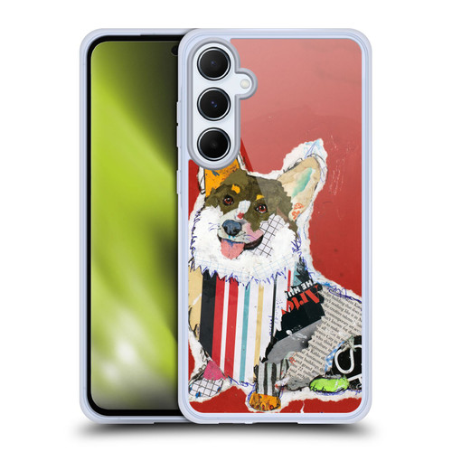Michel Keck Dogs 2 Corgi Soft Gel Case for Samsung Galaxy A55 5G