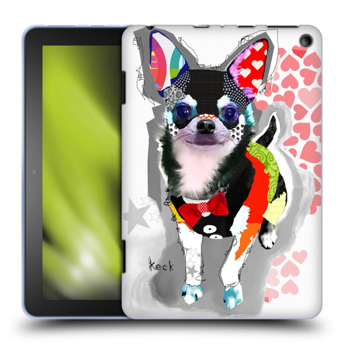 Michel Keck Dogs 3 Chihuahua Soft Gel Case for Amazon Fire HD 8/Fire HD 8 Plus 2020