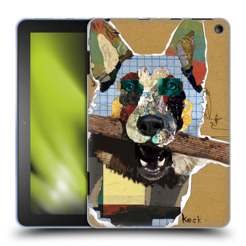Michel Keck Dogs 3 German Shepherd Soft Gel Case for Amazon Fire HD 8/Fire HD 8 Plus 2020