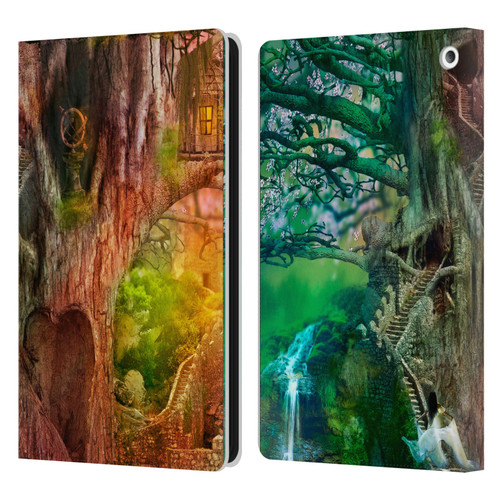 Aimee Stewart Fantasy Dream Tree Leather Book Wallet Case Cover For Amazon Fire HD 8/Fire HD 8 Plus 2020