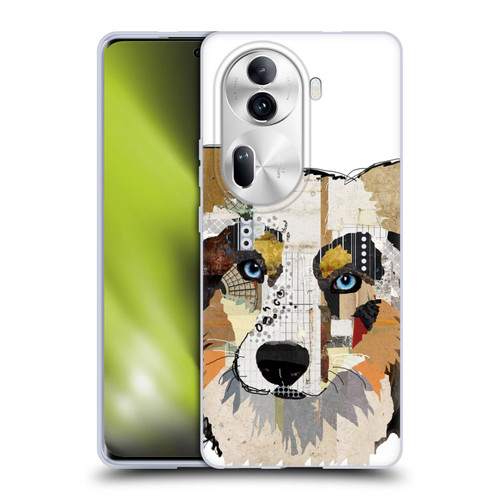 Michel Keck Dogs 3 Australian Shepherd Soft Gel Case for OPPO Reno11 Pro