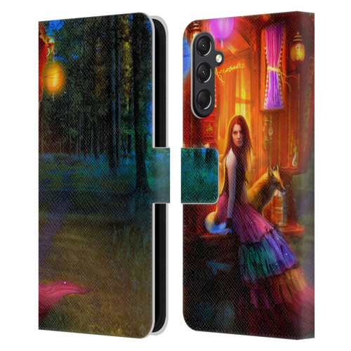 Aimee Stewart Fantasy Wanderlust Leather Book Wallet Case Cover For Samsung Galaxy A24 4G / M34 5G