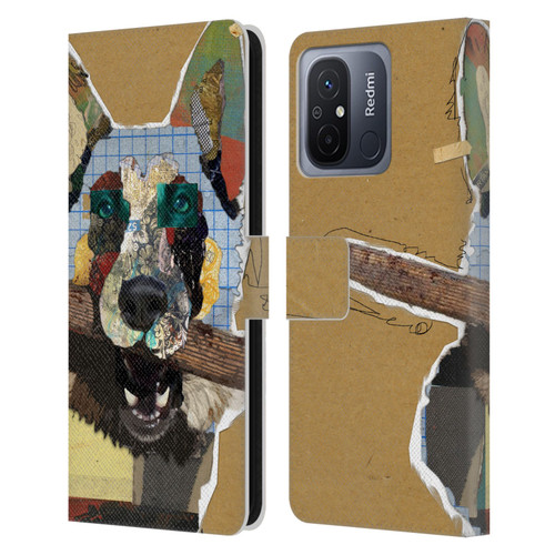 Michel Keck Dogs 3 German Shepherd Leather Book Wallet Case Cover For Xiaomi Redmi 12C