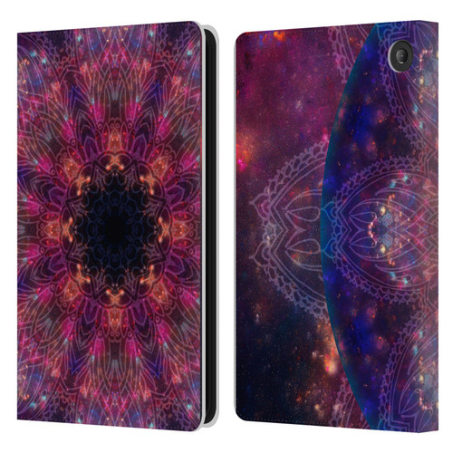 Aimee Stewart Mandala Galactic 2 Leather Book Wallet Case Cover For Amazon Fire 7 2022