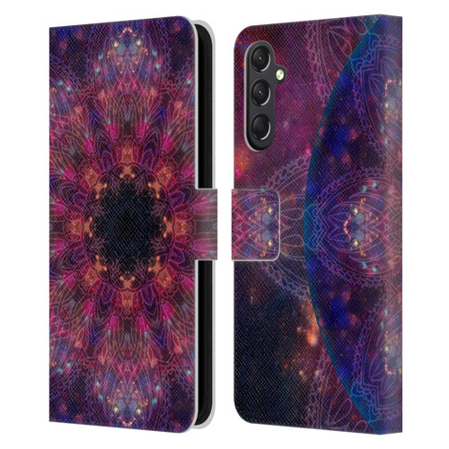 Aimee Stewart Mandala Galactic 2 Leather Book Wallet Case Cover For Samsung Galaxy A24 4G / M34 5G