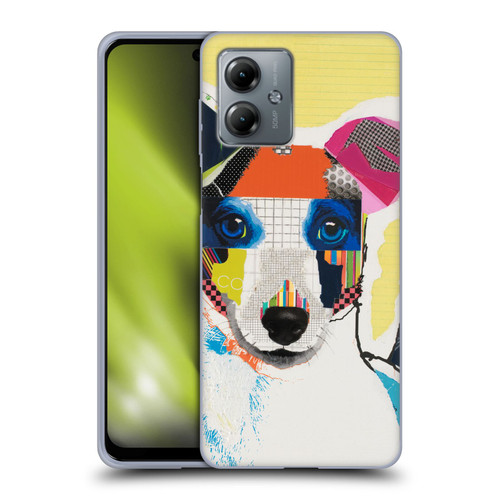 Michel Keck Dogs Whippet Soft Gel Case for Motorola Moto G14