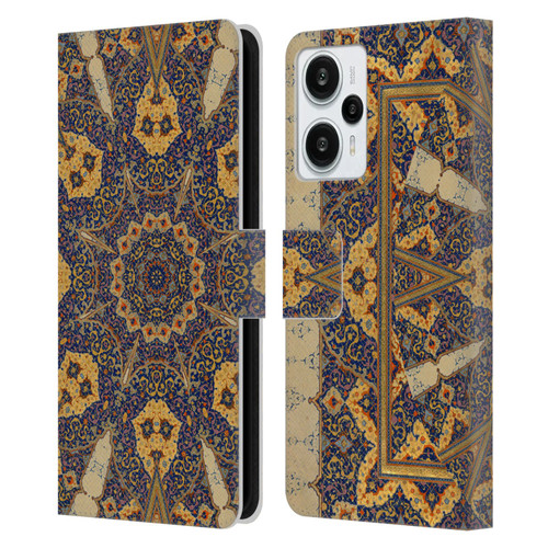 Aimee Stewart Mandala Ancient Script Leather Book Wallet Case Cover For Xiaomi Redmi Note 12T