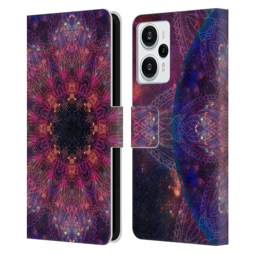 Aimee Stewart Mandala Galactic 2 Leather Book Wallet Case Cover For Xiaomi Redmi Note 12T