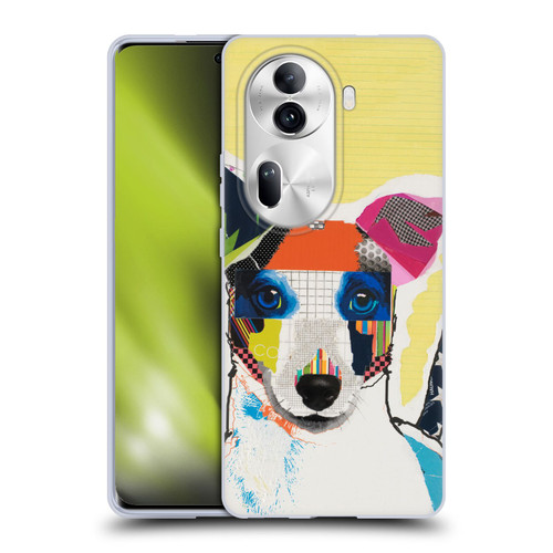 Michel Keck Dogs Whippet Soft Gel Case for OPPO Reno11 Pro