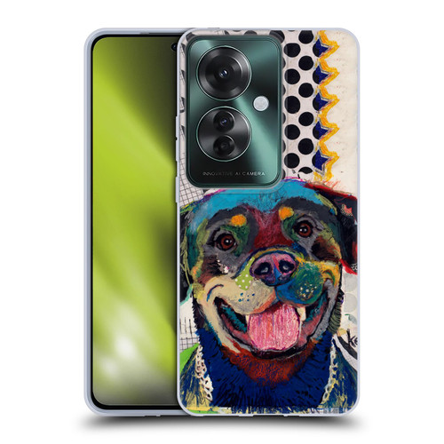 Michel Keck Dogs Rottweiler Soft Gel Case for OPPO Reno11 F 5G / F25 Pro 5G