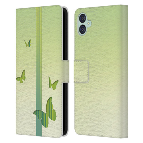 Alyn Spiller Animal Art Butterflies Leather Book Wallet Case Cover For Samsung Galaxy M04 5G / A04e