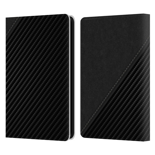 Alyn Spiller Carbon Fiber Leather Leather Book Wallet Case Cover For Amazon Kindle 11th Gen 6in 2022