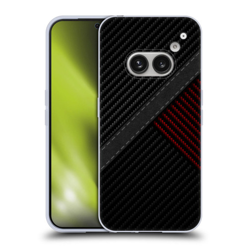 Alyn Spiller Carbon Fiber Stitch Soft Gel Case for Nothing Phone (2a)
