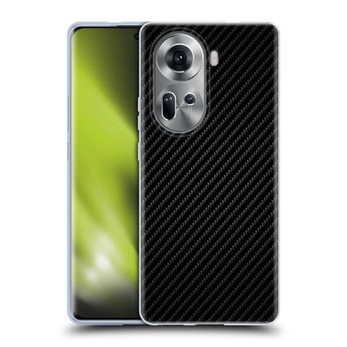 Alyn Spiller Carbon Fiber Plain Soft Gel Case for OPPO Reno11