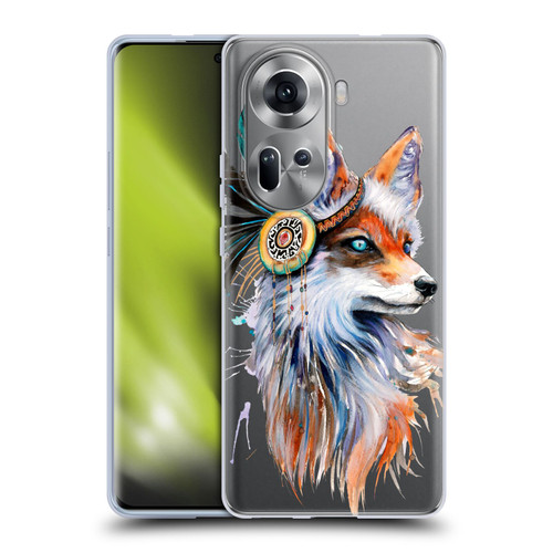 Pixie Cold Animals Fox Soft Gel Case for OPPO Reno11