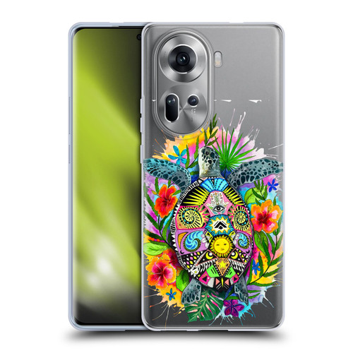 Pixie Cold Animals Turtle Life Soft Gel Case for OPPO Reno11