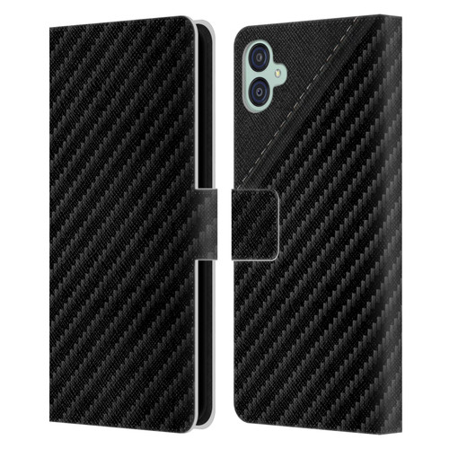 Alyn Spiller Carbon Fiber Leather Leather Book Wallet Case Cover For Samsung Galaxy M04 5G / A04e
