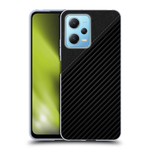 Alyn Spiller Carbon Fiber Leather Soft Gel Case for Xiaomi Redmi Note 12 5G