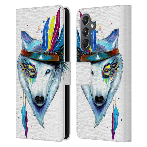 Pixie Cold Animals Warrior Leather Book Wallet Case Cover For Samsung Galaxy A25 5G
