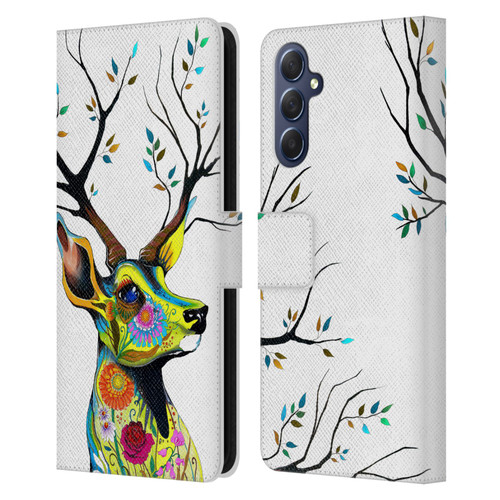 Pixie Cold Animals King Of The Forest Leather Book Wallet Case Cover For Samsung Galaxy M54 5G