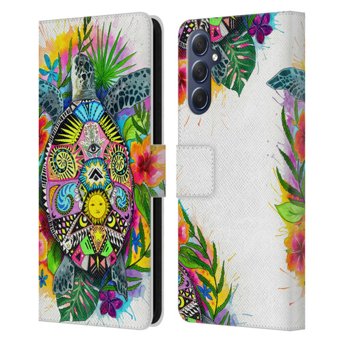 Pixie Cold Animals Turtle Life Leather Book Wallet Case Cover For Samsung Galaxy M54 5G