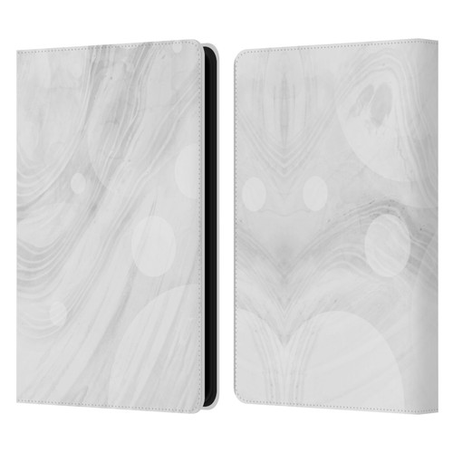 Alyn Spiller Marble White Leather Book Wallet Case Cover For Amazon Kindle Paperwhite 5 (2021)