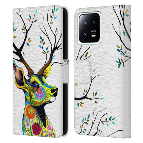 Pixie Cold Animals King Of The Forest Leather Book Wallet Case Cover For Xiaomi 13 5G