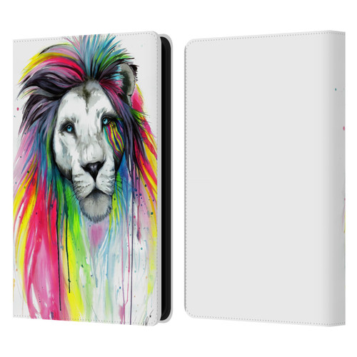 Pixie Cold Cats Rainbow Mane Leather Book Wallet Case Cover For Amazon Kindle Paperwhite 5 (2021)