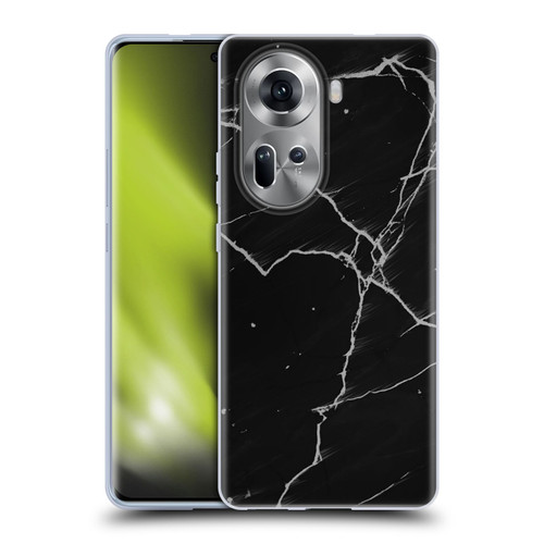 Alyn Spiller Marble Black Soft Gel Case for OPPO Reno11