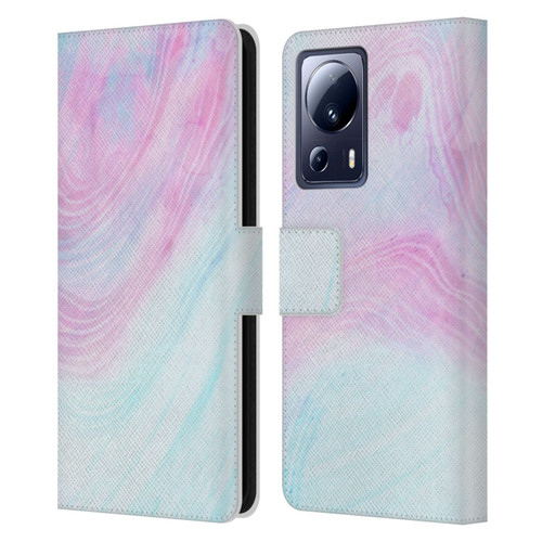 Alyn Spiller Marble Pastel Leather Book Wallet Case Cover For Xiaomi 13 Lite 5G