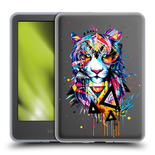 Pixie Cold Cats Shattered Tiger Soft Gel Case for Amazon Kindle 11th Gen 6in 2022