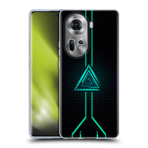 Alyn Spiller Neon Green Soft Gel Case for OPPO Reno11